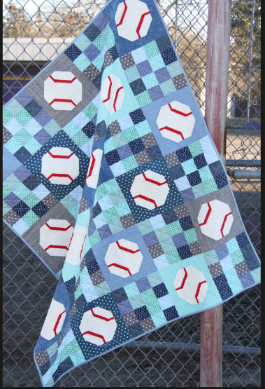Batter Up Quilt Pattern by Allison Harris