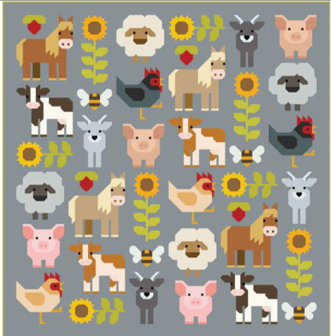 Fab Farm Quilt Pattern by Elizabeth Hartman