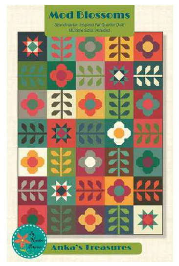 Mod Blossoms Quilt Pattern by Heather Peterson
