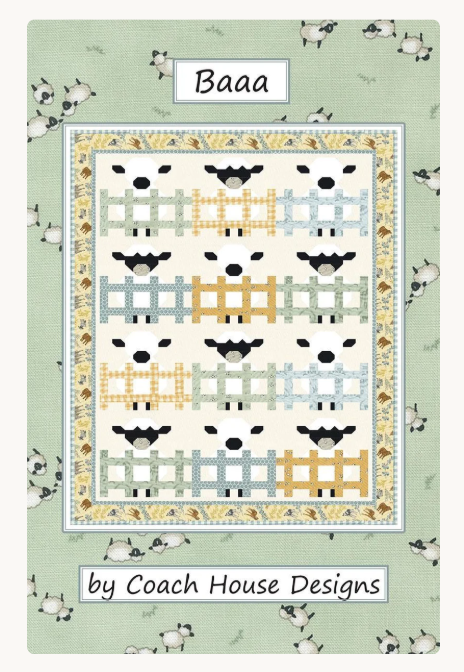 Baaa Baby Sheep Quilt Pattern by Allison Harris