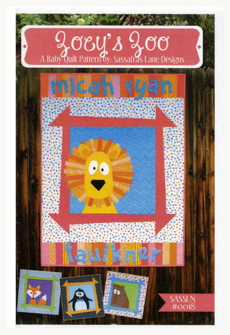 Zoey's Zoo Quilt Pattern from Sassafras Lane Designs by Shayla & Kristy Wolf