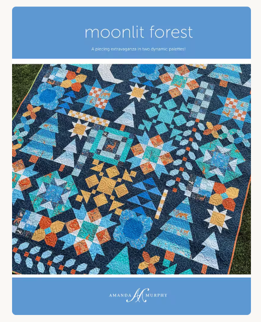 Moonlight Forest Quilt Pattern by Amanda Amanda
