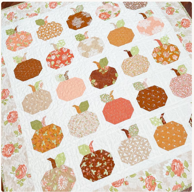 Pumpkin Charms Quilt Pattern from Pattern Basket