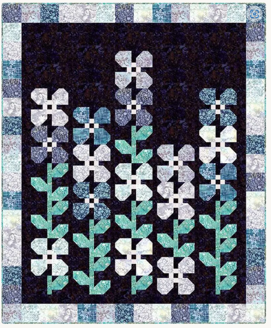Horace's Hollyhocks Quilt Pattern by Wendy Sheppard