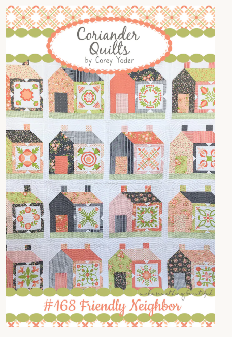 Friendly Neighbor Quilt Pattern from Coriander Quilts