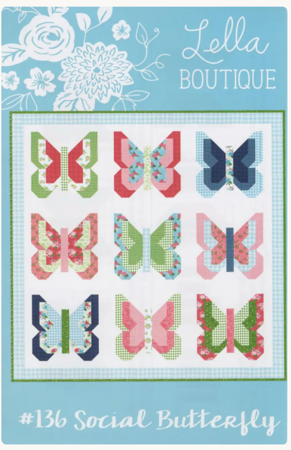 Social Butterfly Quilt Pattern from Lella Boutique by Vanessa Goertzen