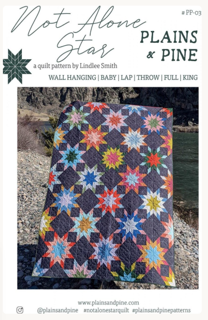 Not Alone Star Quilt Pattern by Lindlee Smith