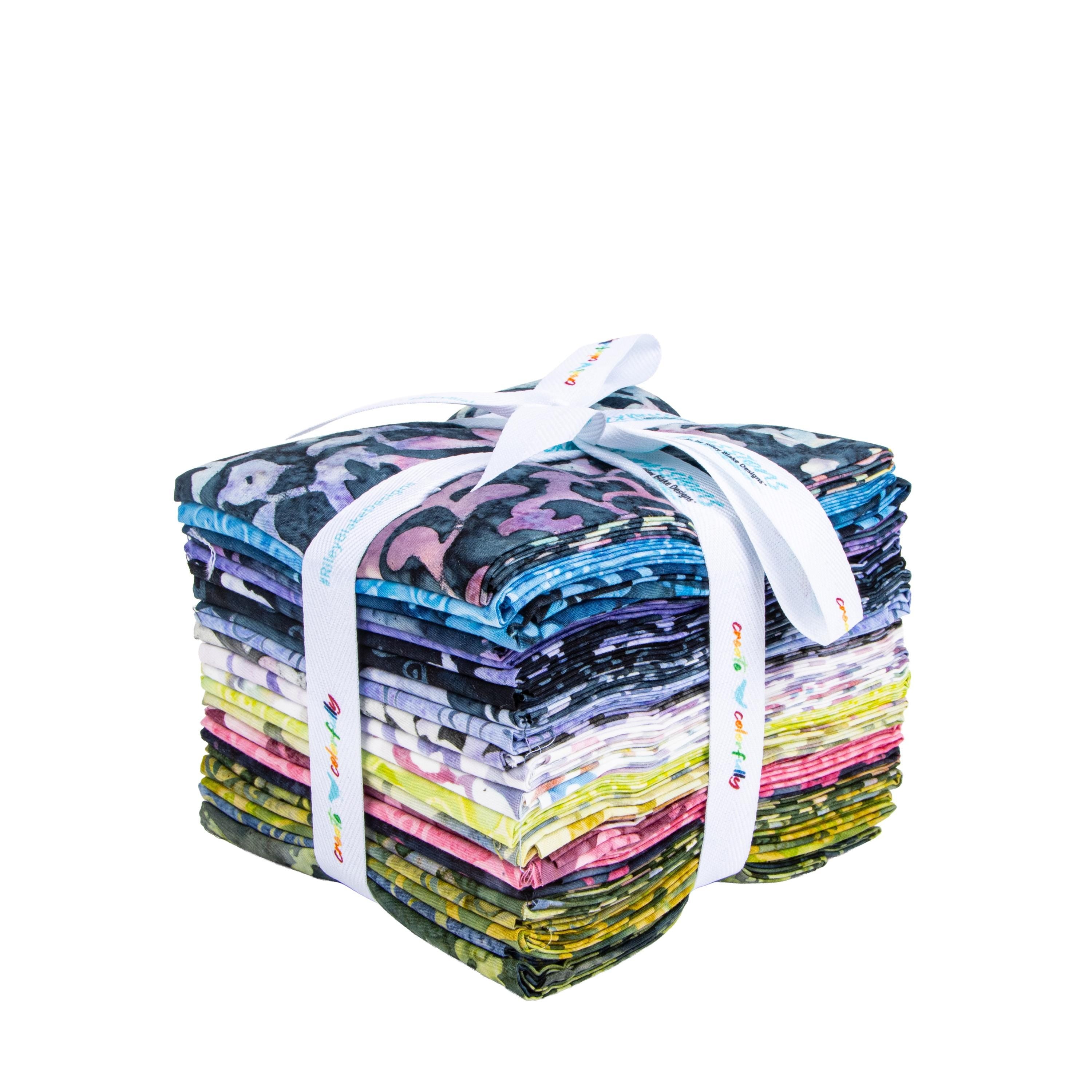 Expressions Batiks Radiant Flourish Fat Quarter Bundle, 22 Pcs.