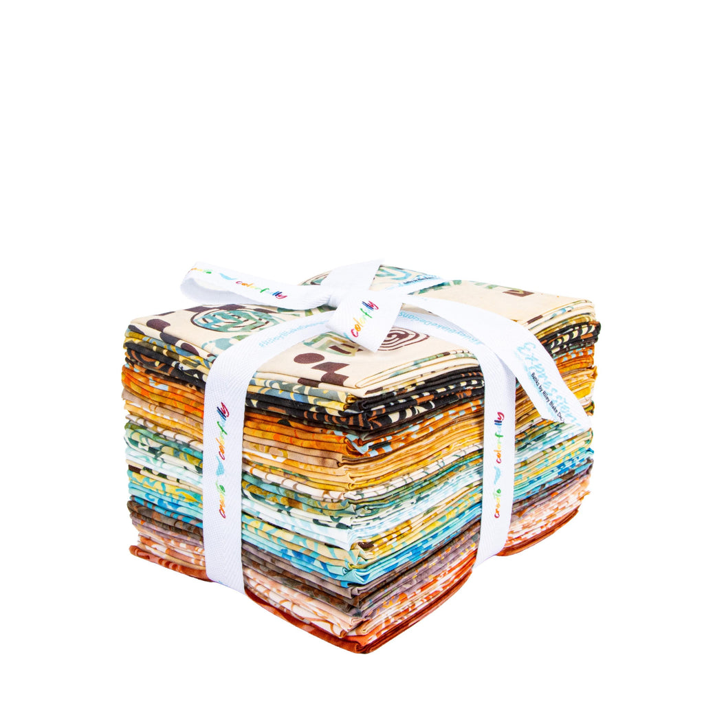 Expressions Batiks Kalinda Fat Quarter Bundle, 23 Pcs.