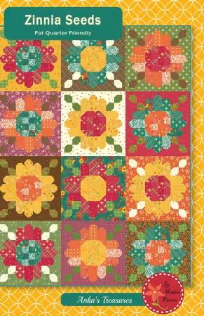 Zinnia Seeds Quilt Pattern by Heather Peterson