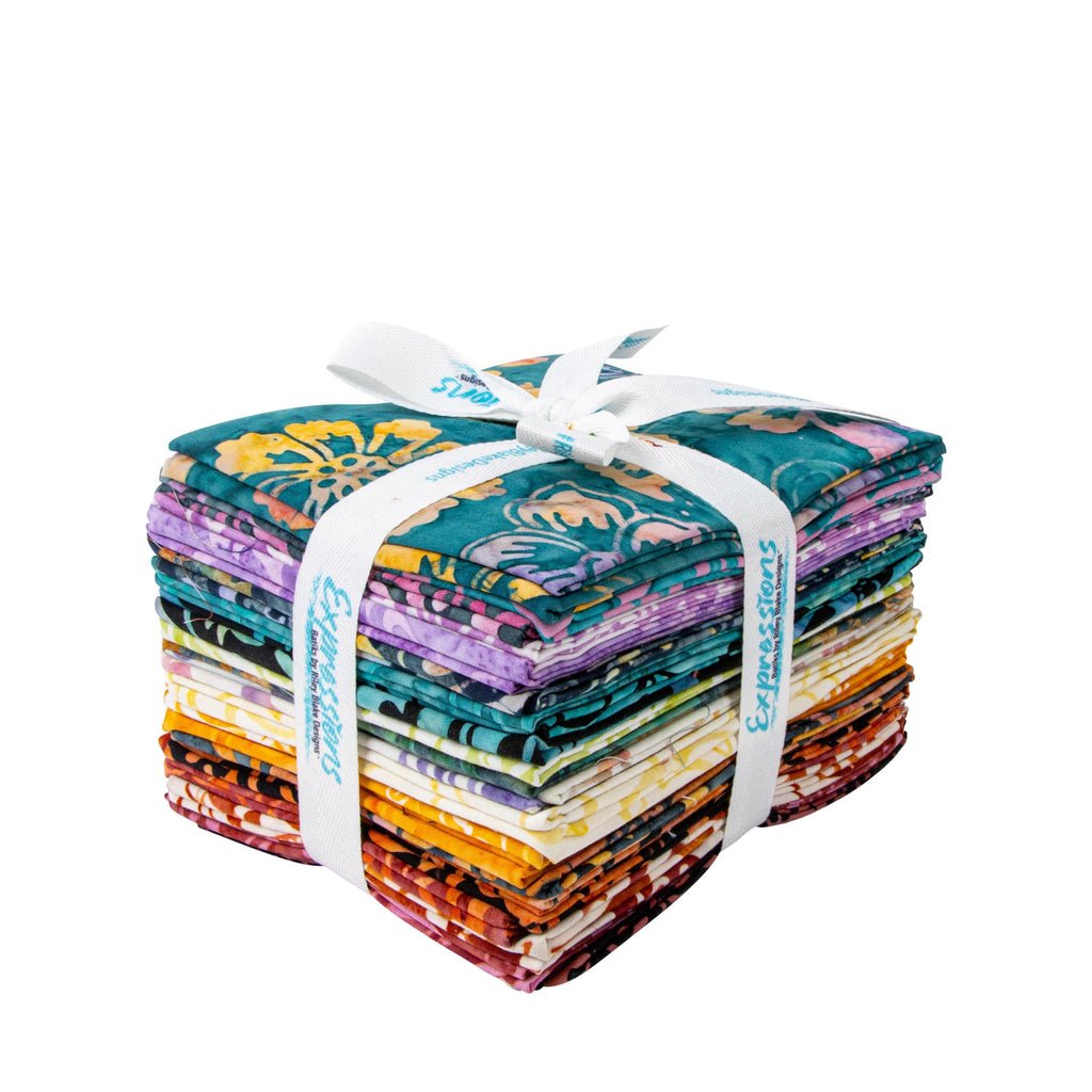 Expressions Batiks Garden Fresh Fat Quarter Bundle, 20 Pcs.