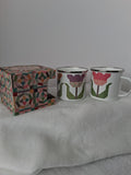 Piece & Plenty Enamel Tin Mug by Lori Holt
