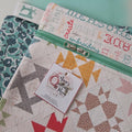 Lori Holt Handmade Project Bag – Quilt Block with Double Zipper