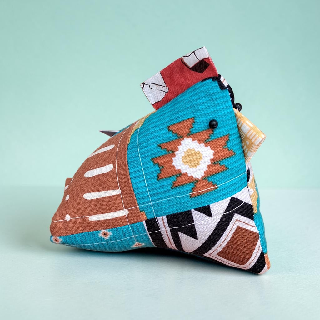 Patchwork Chicken Pin Cushion