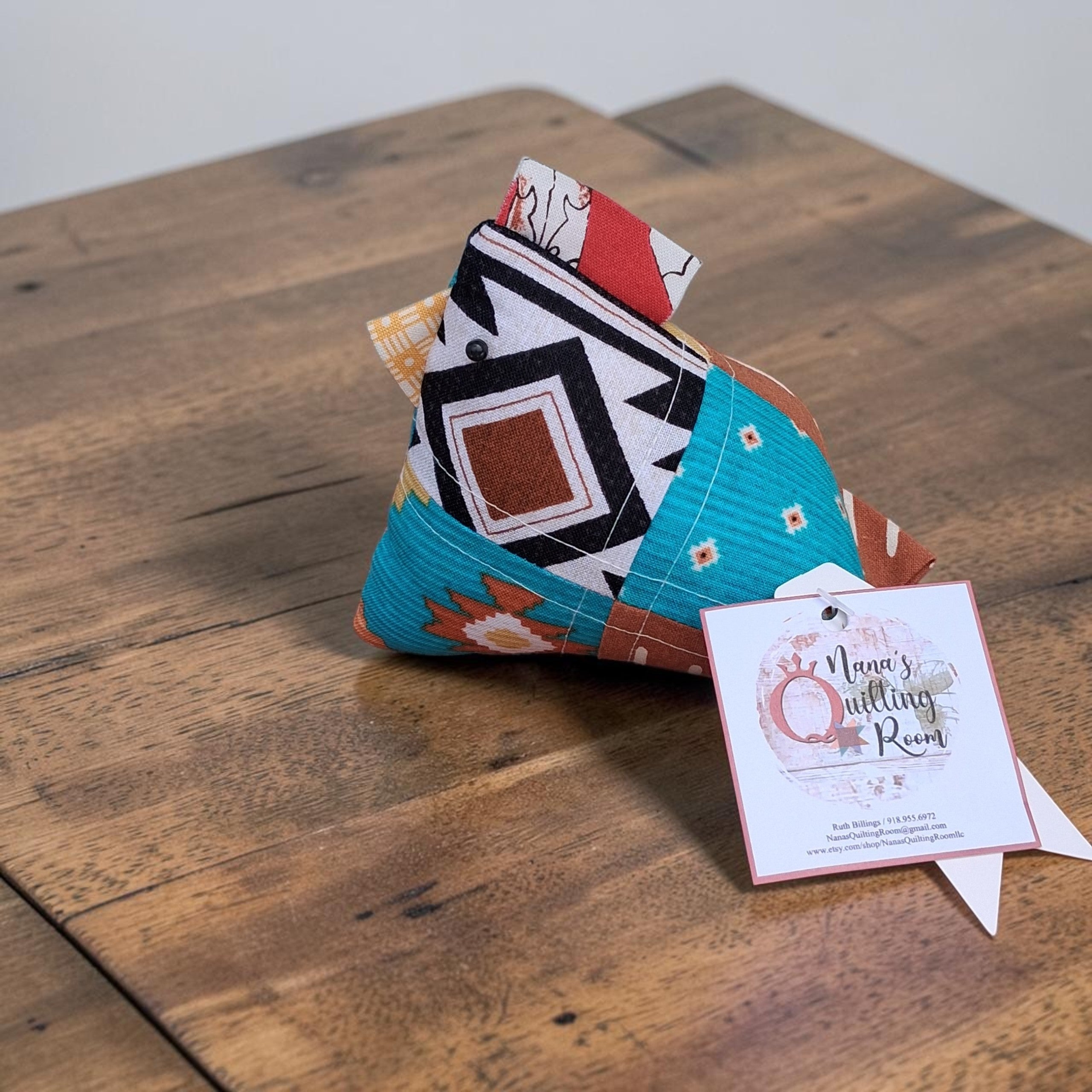 Patchwork Chicken Pin Cushion