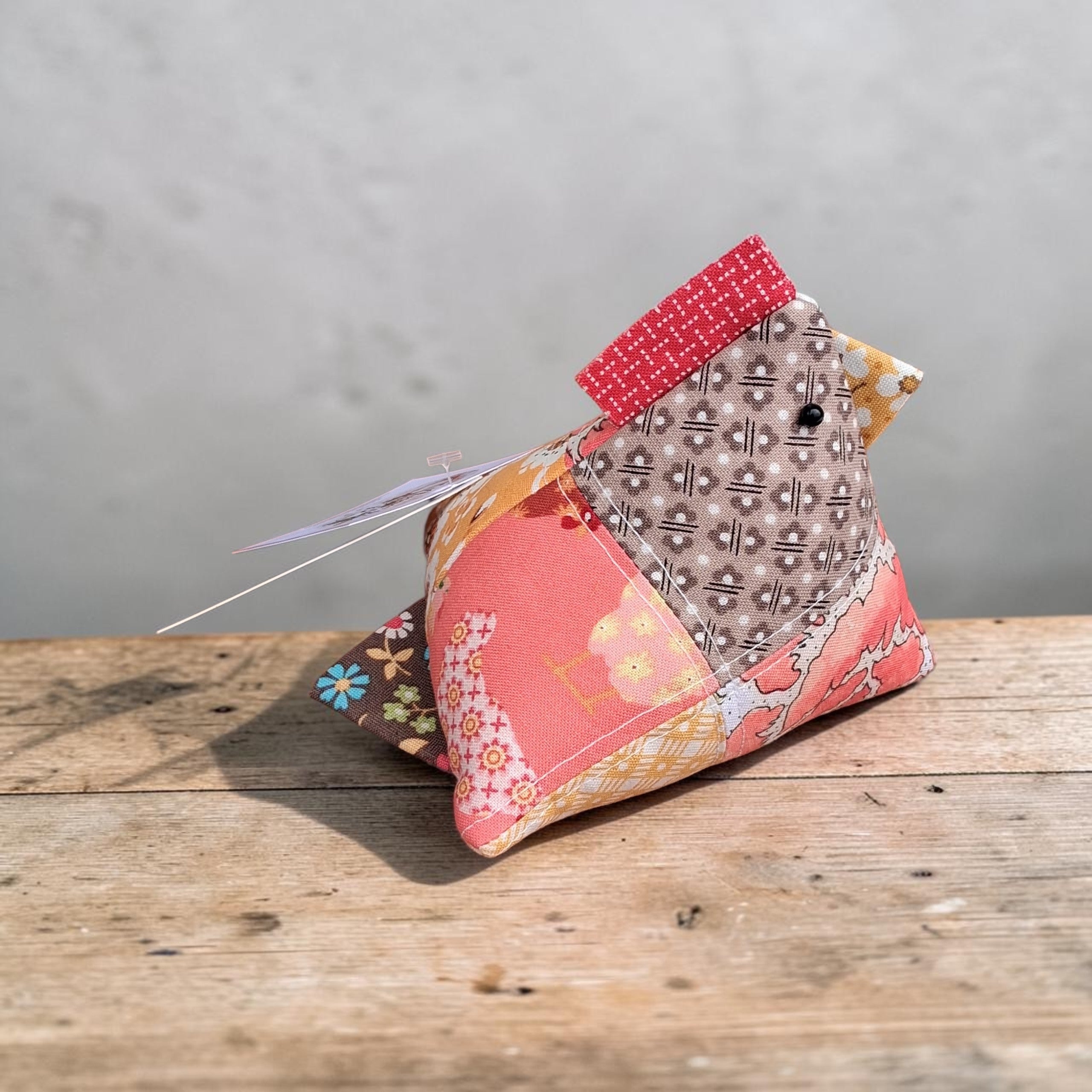 Patchwork Chicken Pin Cushion