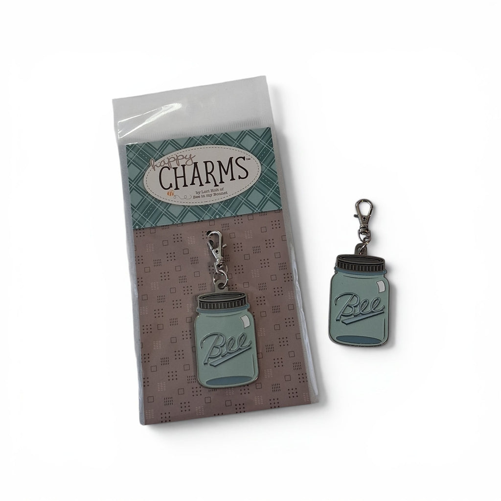 Autumn Enamel Happy Charm Jar by Lori Holt